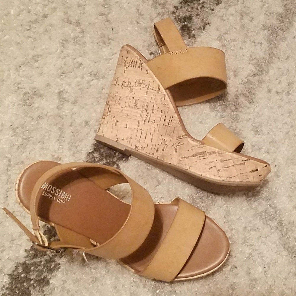 Mossimo Tan Platform Wedges